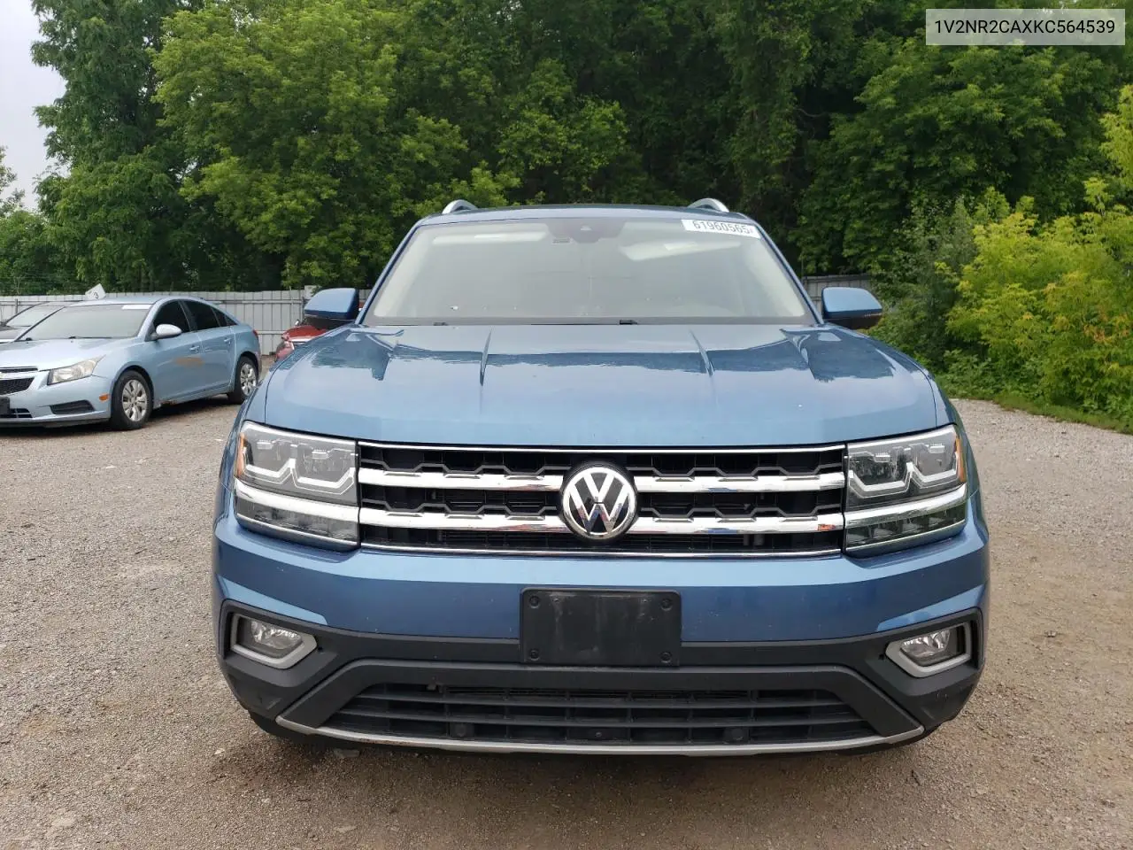 2019 Volkswagen Atlas Sel Premium VIN: 1V2NR2CAXKC564539 Lot: 61960565