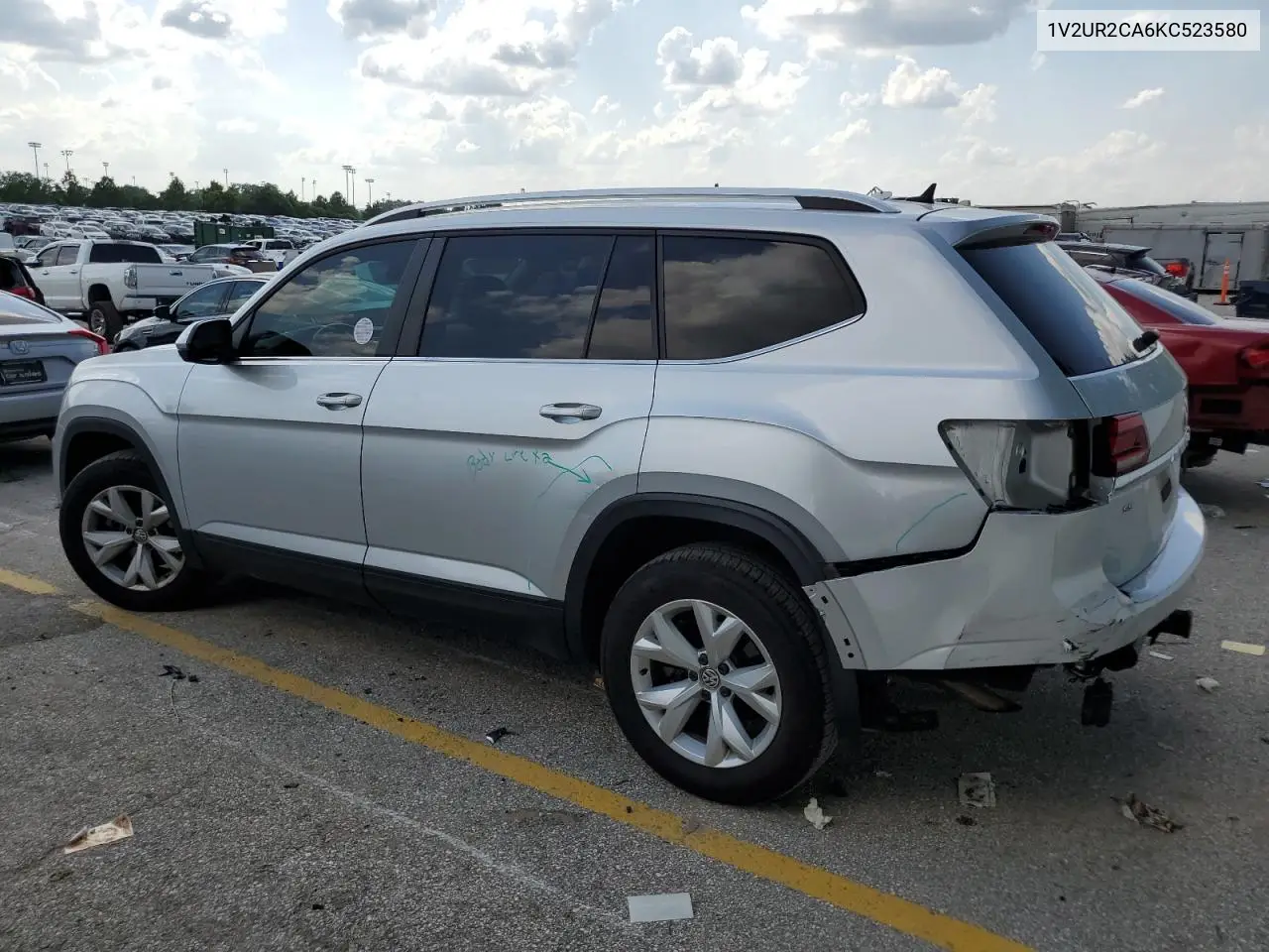 2019 Volkswagen Atlas Se VIN: 1V2UR2CA6KC523580 Lot: 62289645