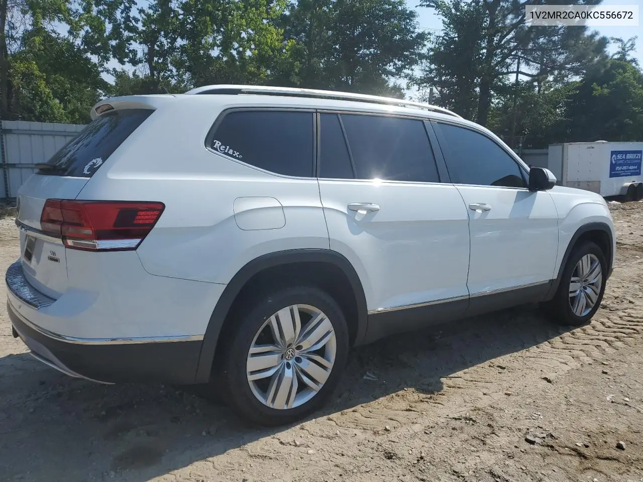 2019 Volkswagen Atlas Sel VIN: 1V2MR2CA0KC556672 Lot: 62396575