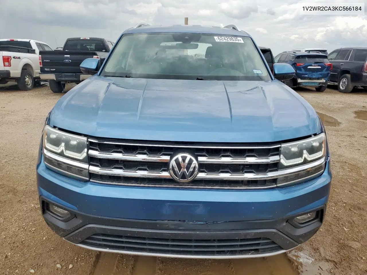 2019 Volkswagen Atlas Se VIN: 1V2WR2CA3KC566184 Lot: 62429835
