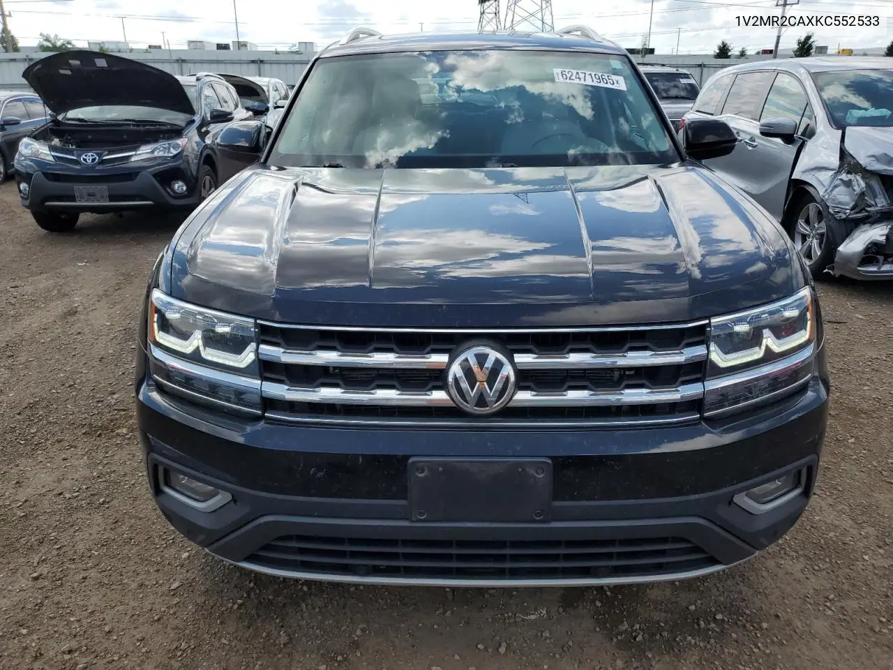 2019 Volkswagen Atlas Sel VIN: 1V2MR2CAXKC552533 Lot: 62471965