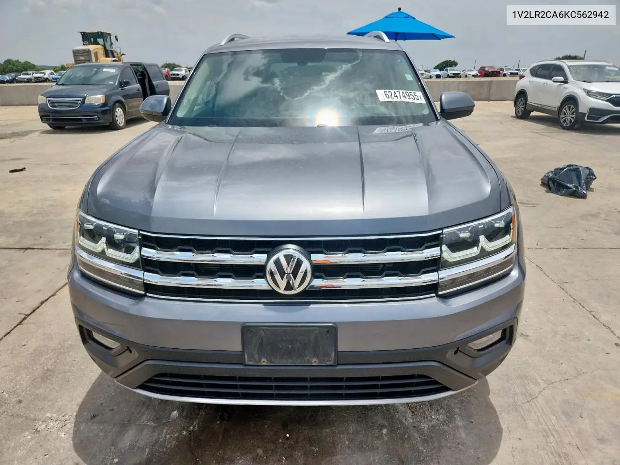 2019 Volkswagen Atlas Se VIN: 1V2LR2CA6KC562942 Lot: 62474955