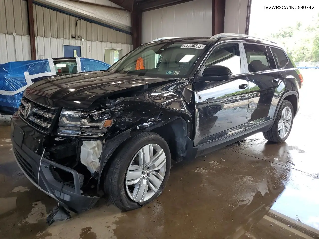 2019 Volkswagen Atlas Se VIN: 1V2WR2CA4KC580742 Lot: 62608385