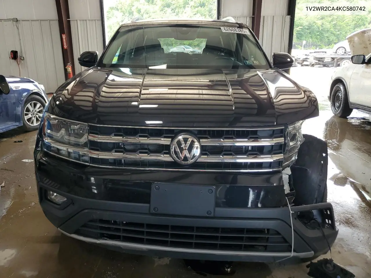 2019 Volkswagen Atlas Se VIN: 1V2WR2CA4KC580742 Lot: 62608385