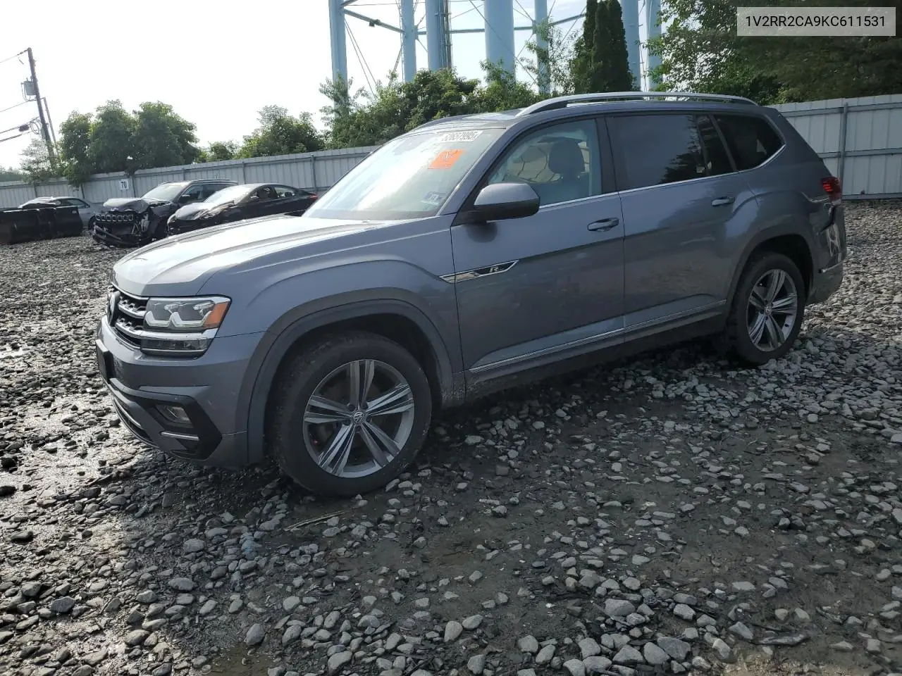 2019 Volkswagen Atlas Sel VIN: 1V2RR2CA9KC611531 Lot: 62657995