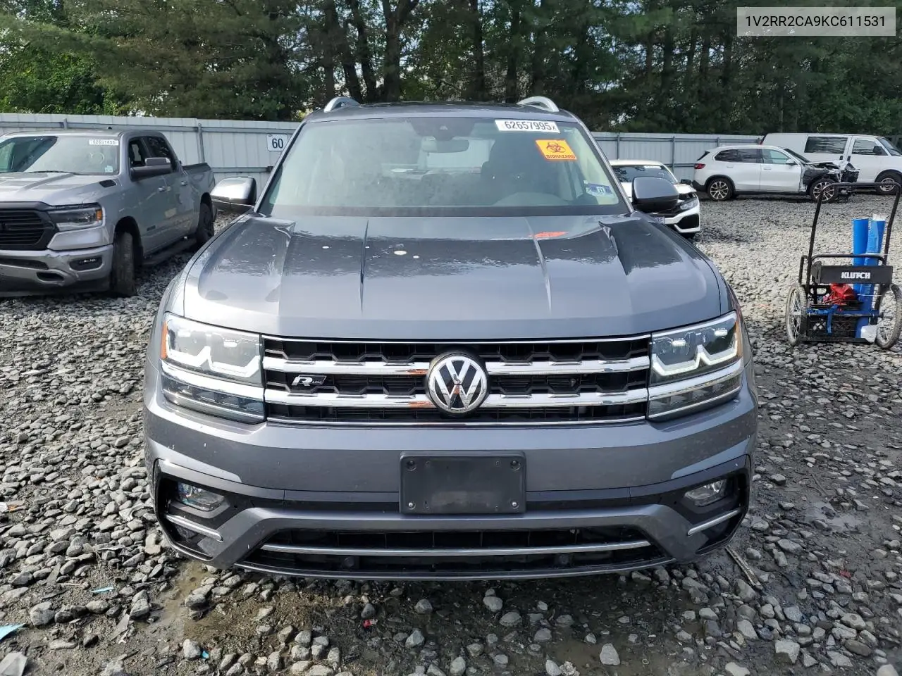 2019 Volkswagen Atlas Sel VIN: 1V2RR2CA9KC611531 Lot: 62657995