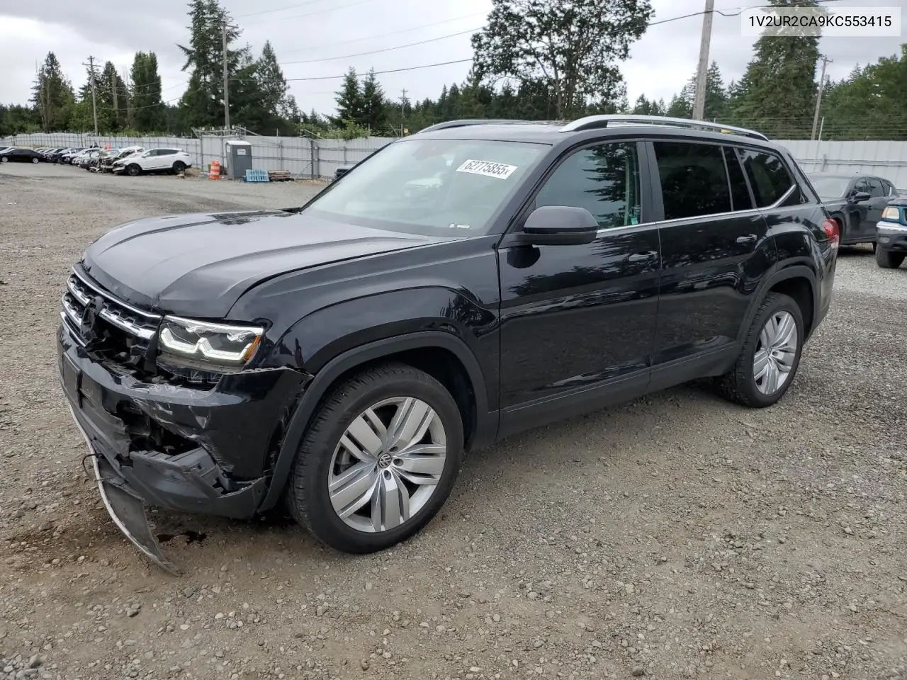 2019 Volkswagen Atlas Se VIN: 1V2UR2CA9KC553415 Lot: 62775855