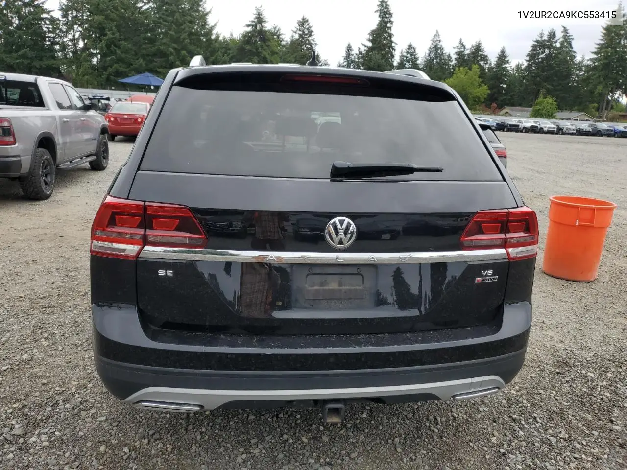2019 Volkswagen Atlas Se VIN: 1V2UR2CA9KC553415 Lot: 62775855