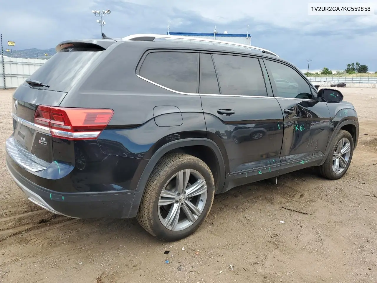 2019 Volkswagen Atlas Se VIN: 1V2UR2CA7KC559858 Lot: 62928755