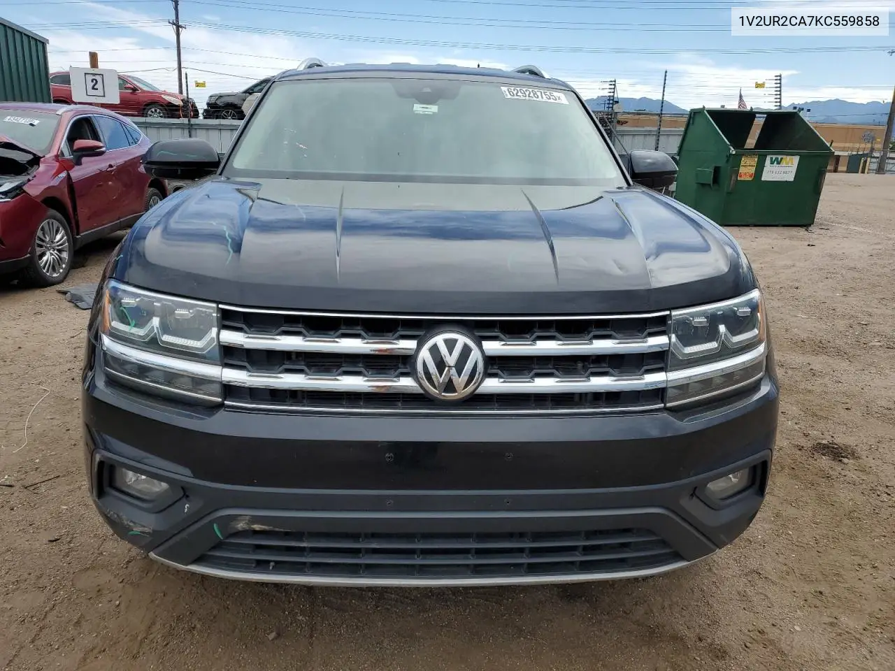 2019 Volkswagen Atlas Se VIN: 1V2UR2CA7KC559858 Lot: 62928755
