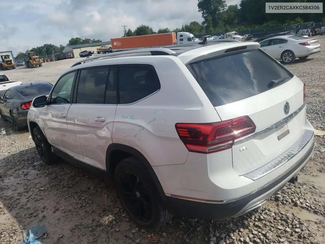2019 Volkswagen Atlas Sel VIN: 1V2ER2CAXKC584306 Lot: 63117685