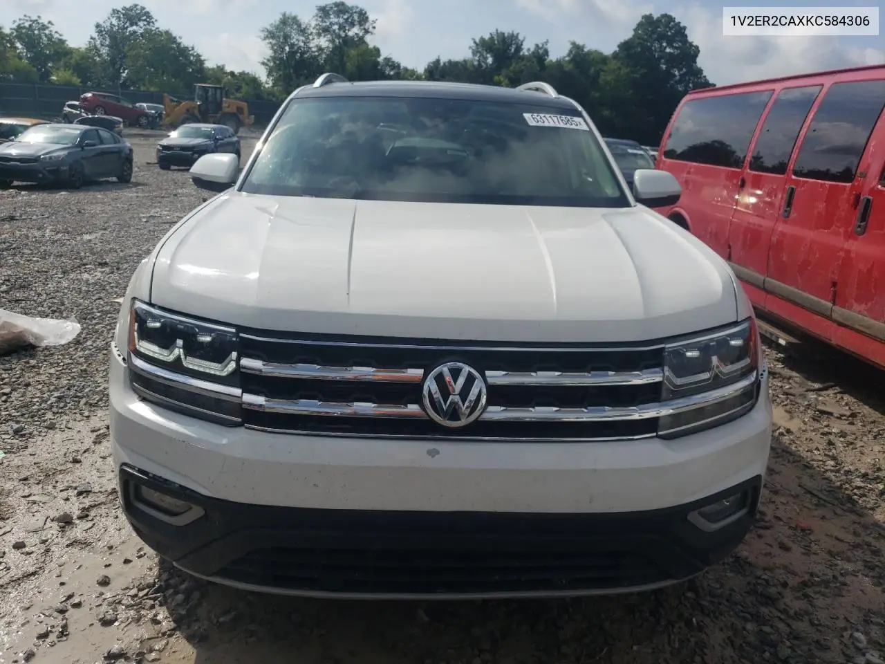 2019 Volkswagen Atlas Sel VIN: 1V2ER2CAXKC584306 Lot: 63117685