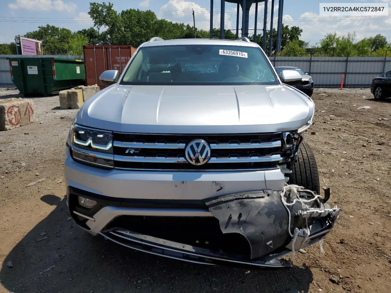 2019 Volkswagen Atlas Sel VIN: 1V2RR2CA4KC572847 Lot: 63356915