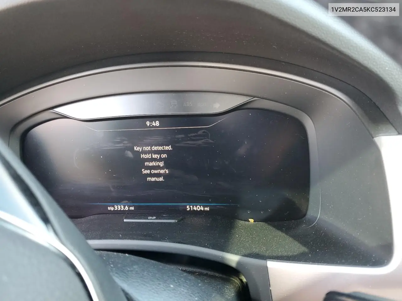 2019 Volkswagen Atlas Sel VIN: 1V2MR2CA5KC523134 Lot: 63484245