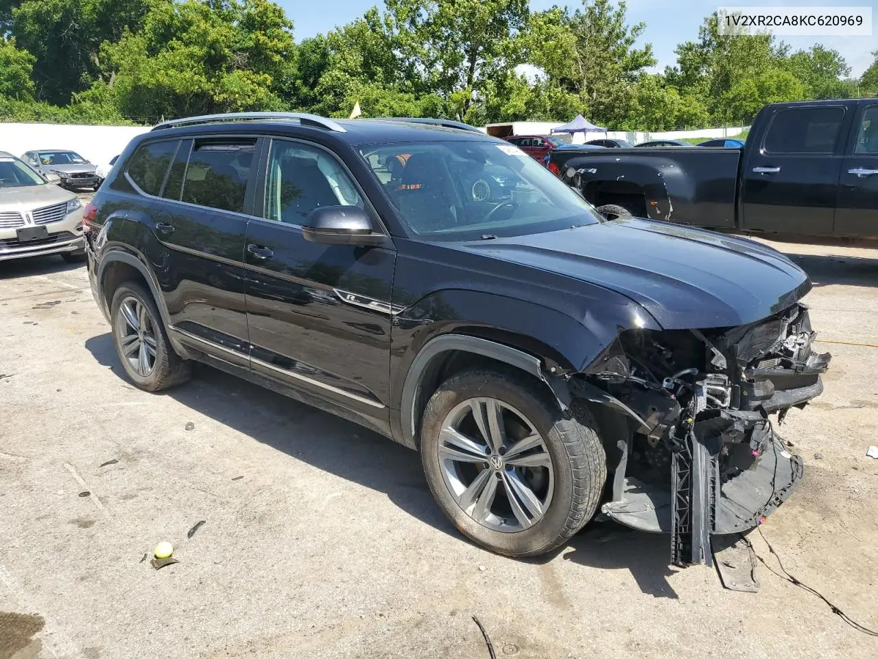 2019 Volkswagen Atlas Se VIN: 1V2XR2CA8KC620969 Lot: 64663445