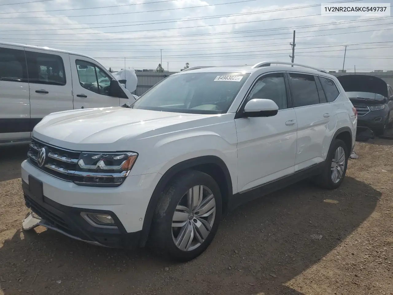 2019 Volkswagen Atlas Sel Premium VIN: 1V2NR2CA5KC549737 Lot: 64983025