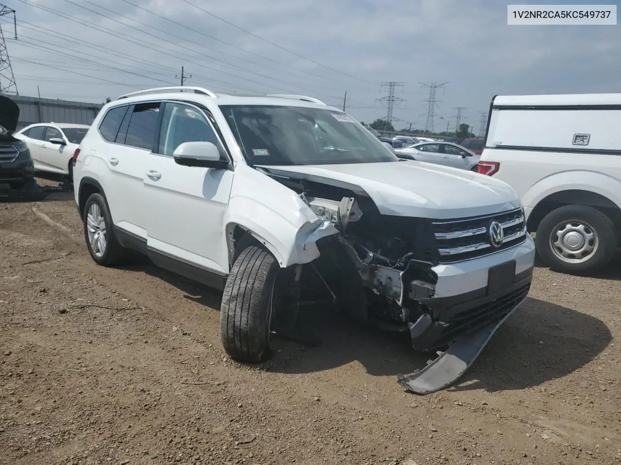 2019 Volkswagen Atlas Sel Premium VIN: 1V2NR2CA5KC549737 Lot: 64983025