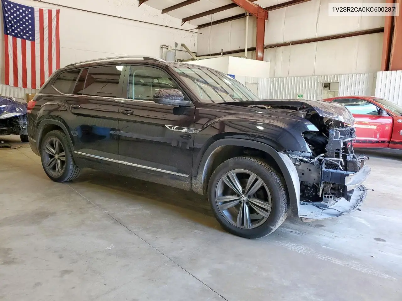 2019 Volkswagen Atlas Sel VIN: 1V2SR2CA0KC600287 Lot: 65775225