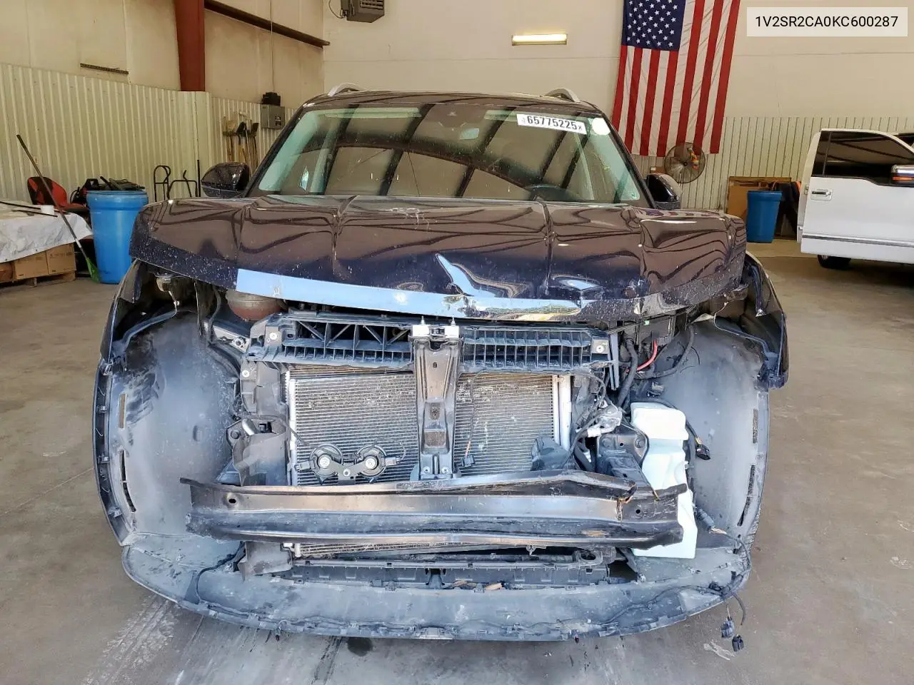 2019 Volkswagen Atlas Sel VIN: 1V2SR2CA0KC600287 Lot: 65775225