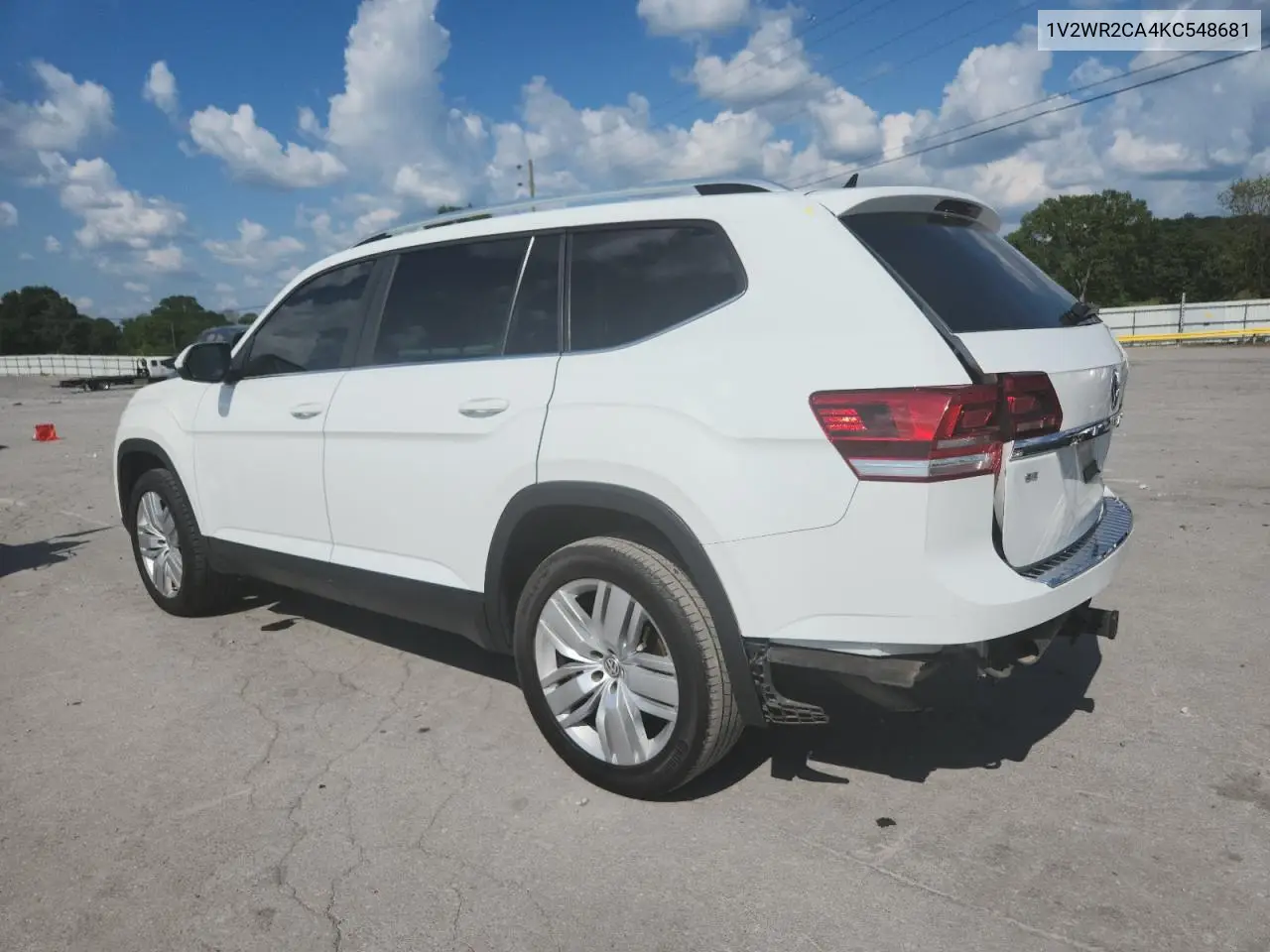2019 Volkswagen Atlas Se VIN: 1V2WR2CA4KC548681 Lot: 65776615