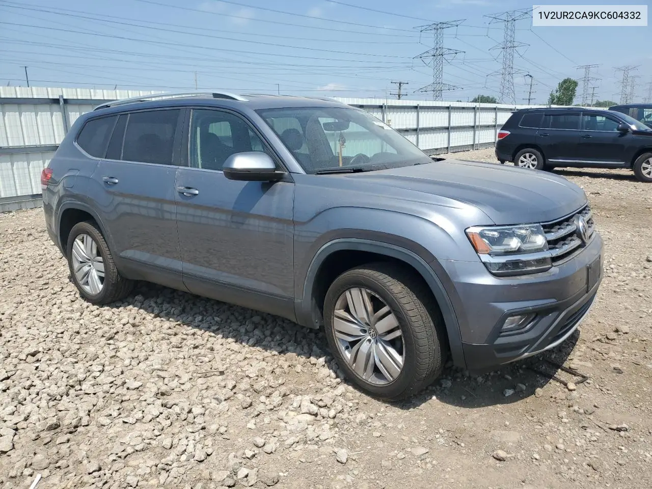 2019 Volkswagen Atlas Se VIN: 1V2UR2CA9KC604332 Lot: 65826665