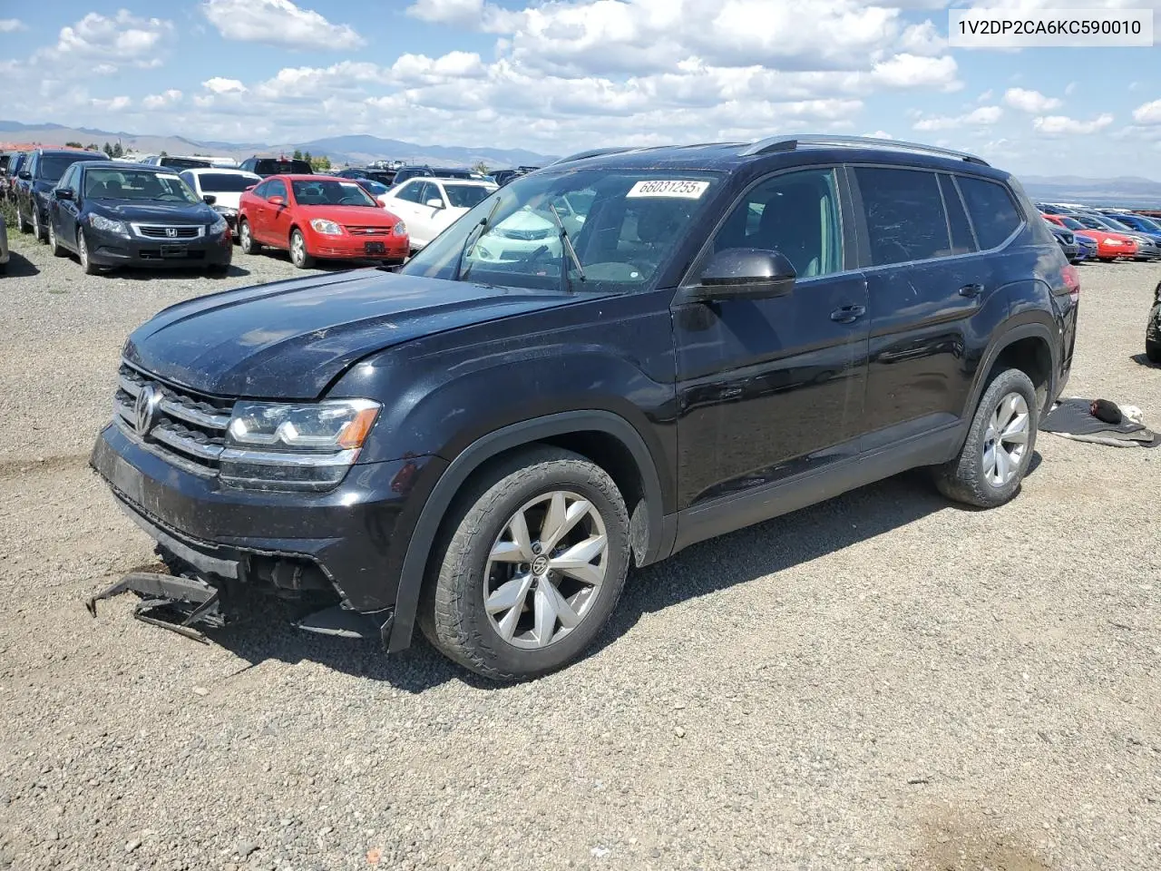 2019 Volkswagen Atlas Se VIN: 1V2DP2CA6KC590010 Lot: 66031255