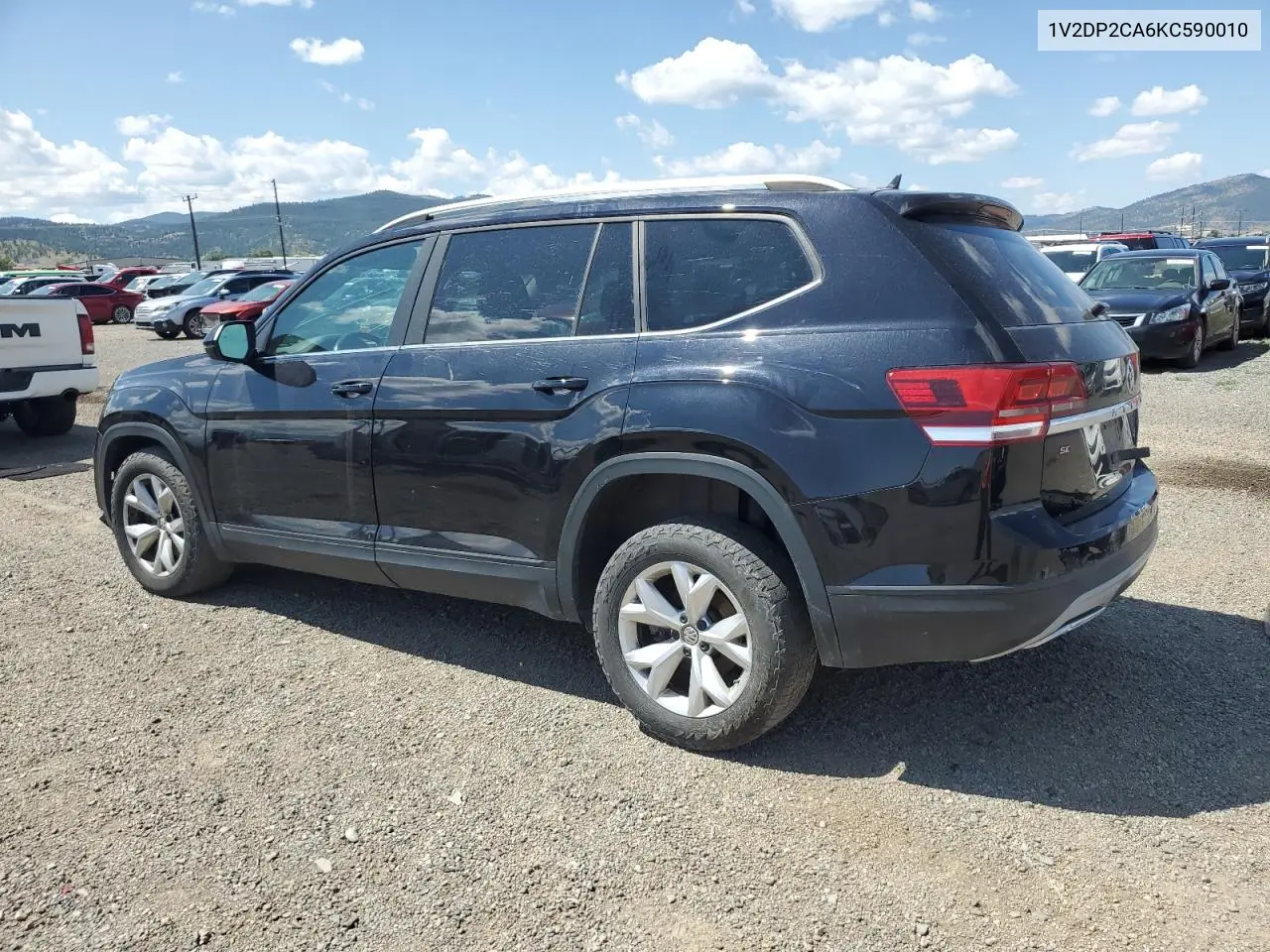 2019 Volkswagen Atlas Se VIN: 1V2DP2CA6KC590010 Lot: 66031255
