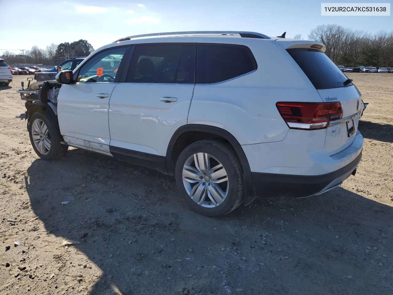 2019 Volkswagen Atlas Se VIN: 1V2UR2CA7KC531638 Lot: 85959614