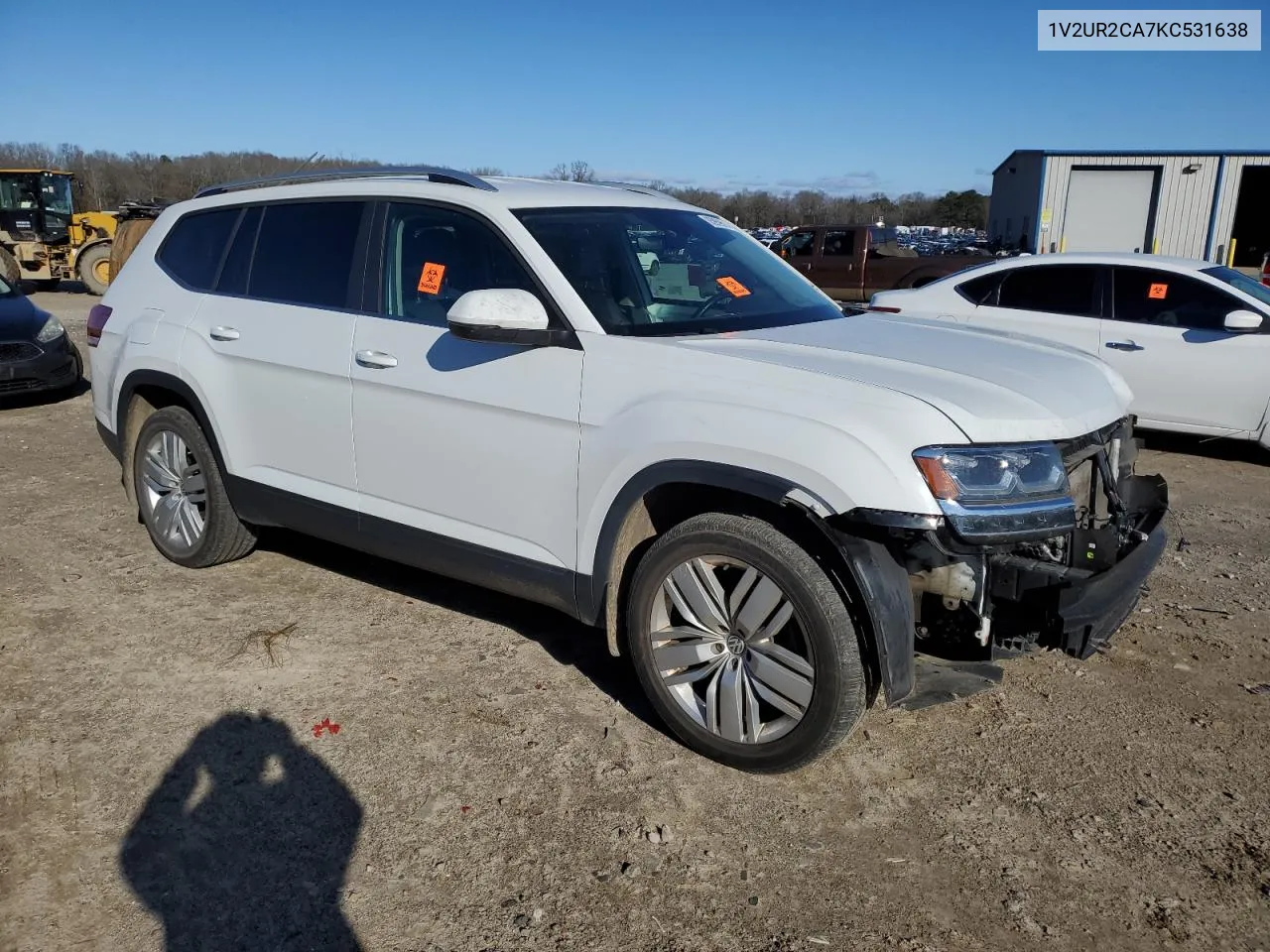 2019 Volkswagen Atlas Se VIN: 1V2UR2CA7KC531638 Lot: 85959614