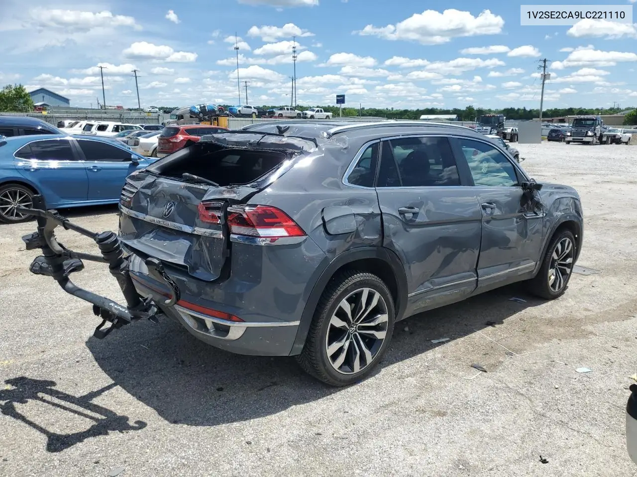 2020 Volkswagen Atlas Cross Sport Sel R-Line VIN: 1V2SE2CA9LC221110 Lot: 58019435