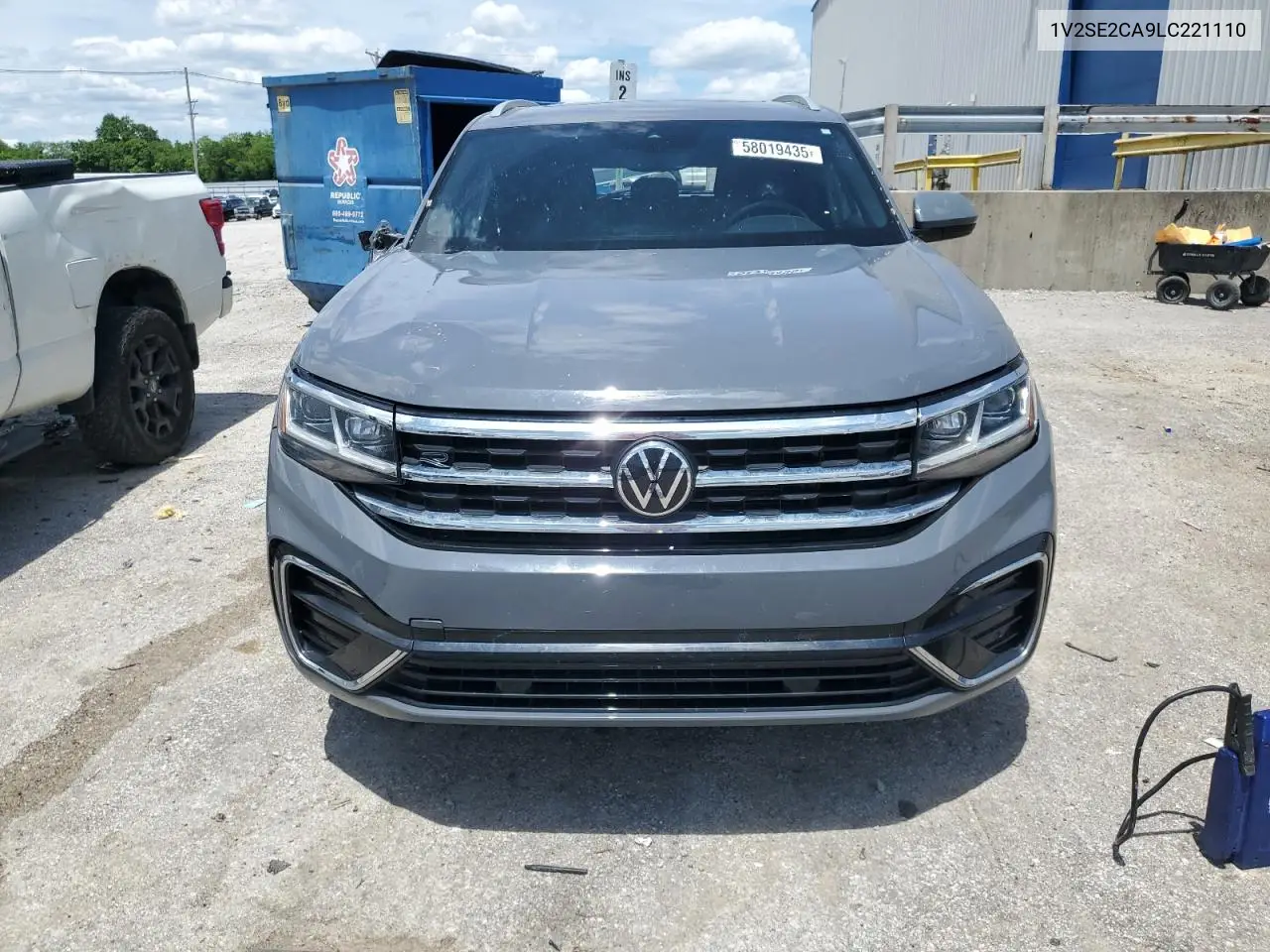 2020 Volkswagen Atlas Cross Sport Sel R-Line VIN: 1V2SE2CA9LC221110 Lot: 58019435