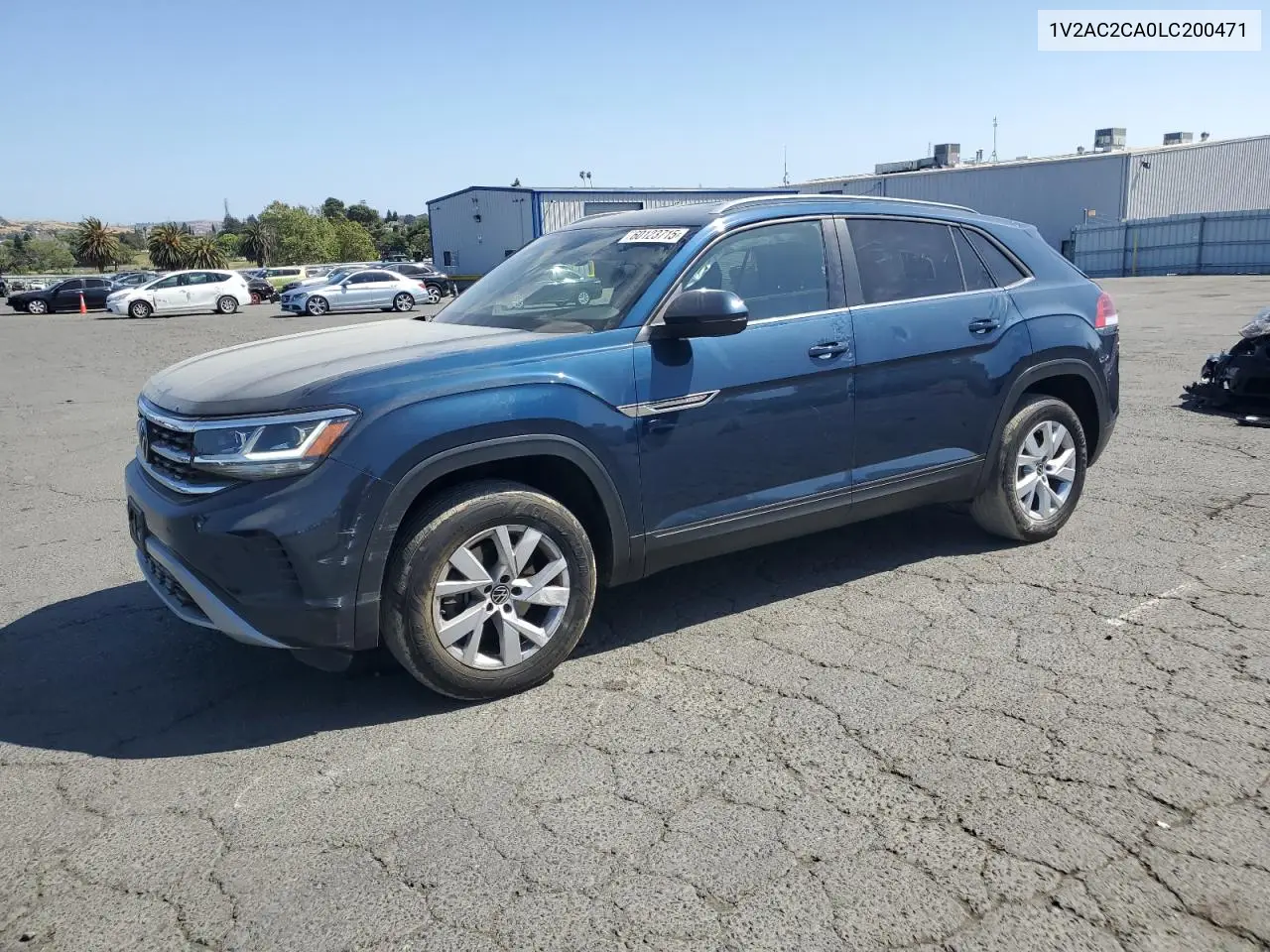 2020 Volkswagen Atlas Cross Sport S VIN: 1V2AC2CA0LC200471 Lot: 60123715