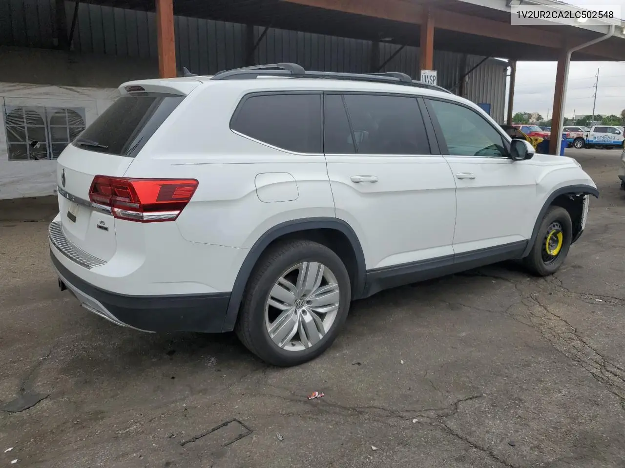 2020 Volkswagen Atlas Se VIN: 1V2UR2CA2LC502548 Lot: 61677595