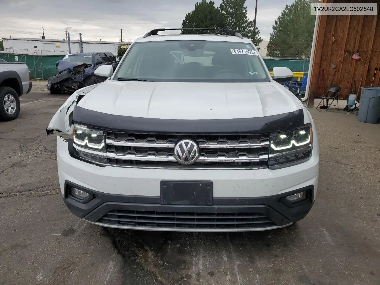 2020 Volkswagen Atlas Se VIN: 1V2UR2CA2LC502548 Lot: 61677595