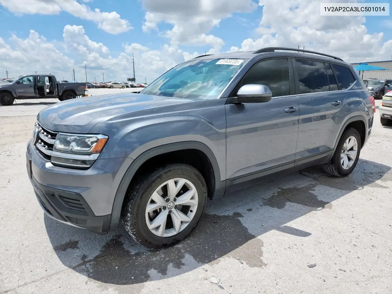 2020 Volkswagen Atlas S VIN: 1V2AP2CA3LC501014 Lot: 61949235