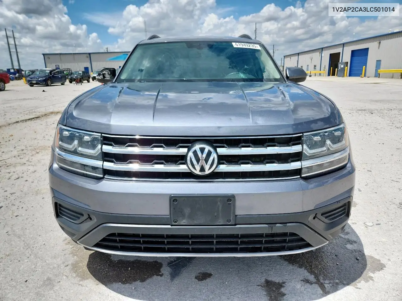 2020 Volkswagen Atlas S VIN: 1V2AP2CA3LC501014 Lot: 61949235