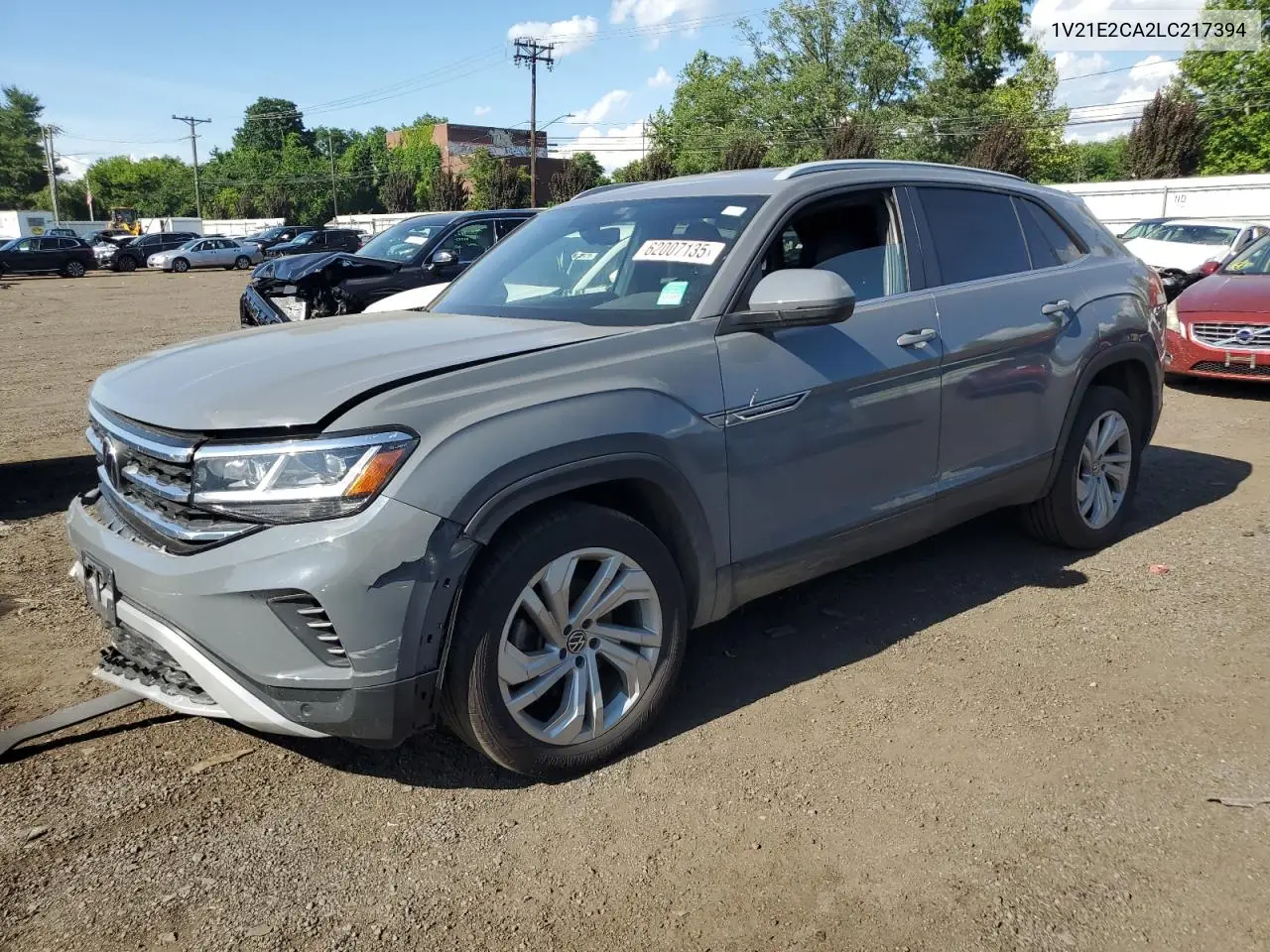2020 Volkswagen Atlas Cross Sport Se VIN: 1V21E2CA2LC217394 Lot: 62007135