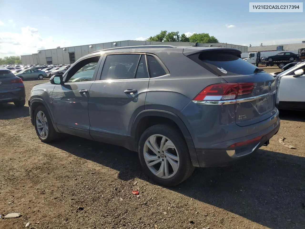 2020 Volkswagen Atlas Cross Sport Se VIN: 1V21E2CA2LC217394 Lot: 62007135