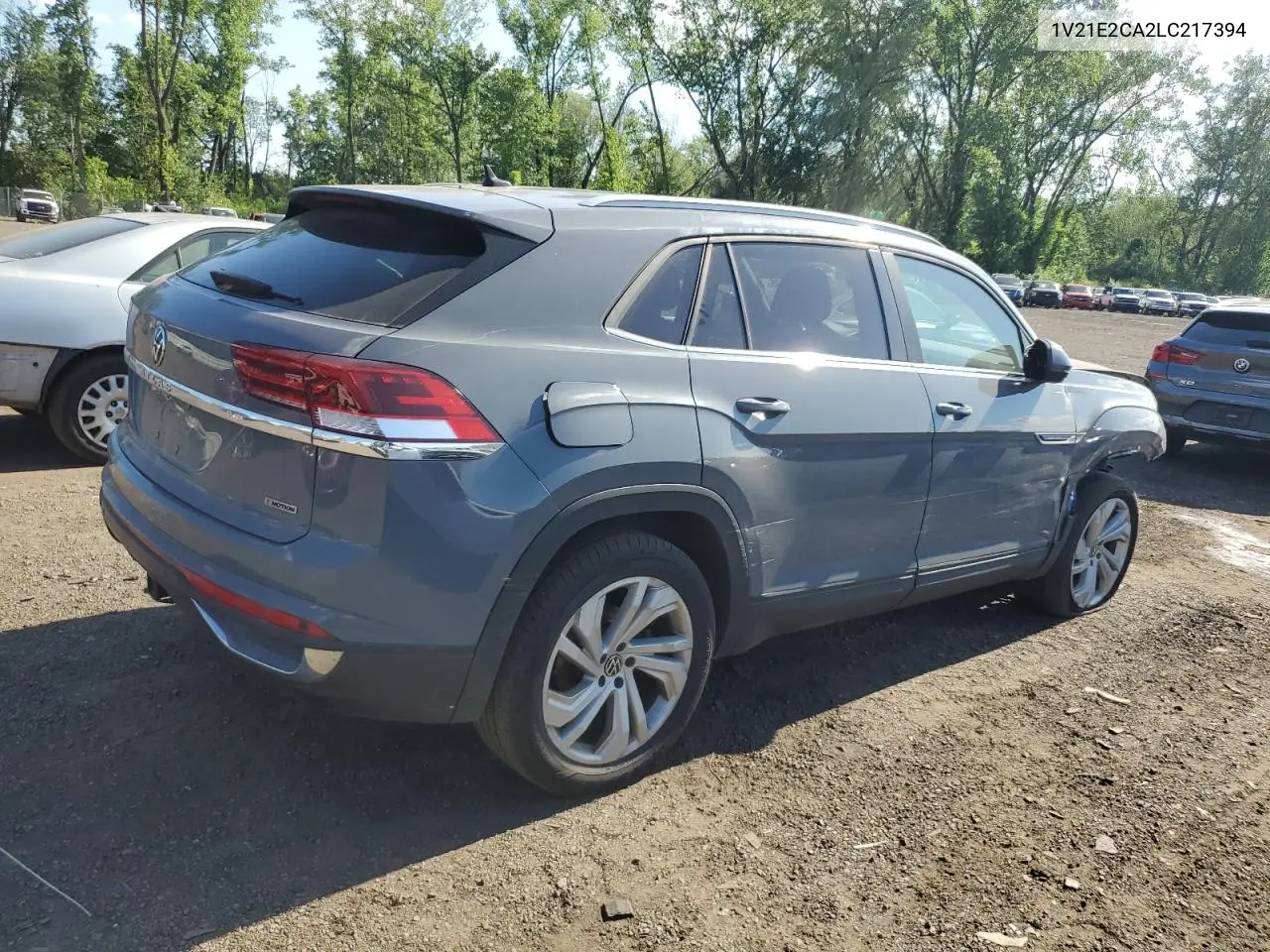 2020 Volkswagen Atlas Cross Sport Se VIN: 1V21E2CA2LC217394 Lot: 62007135