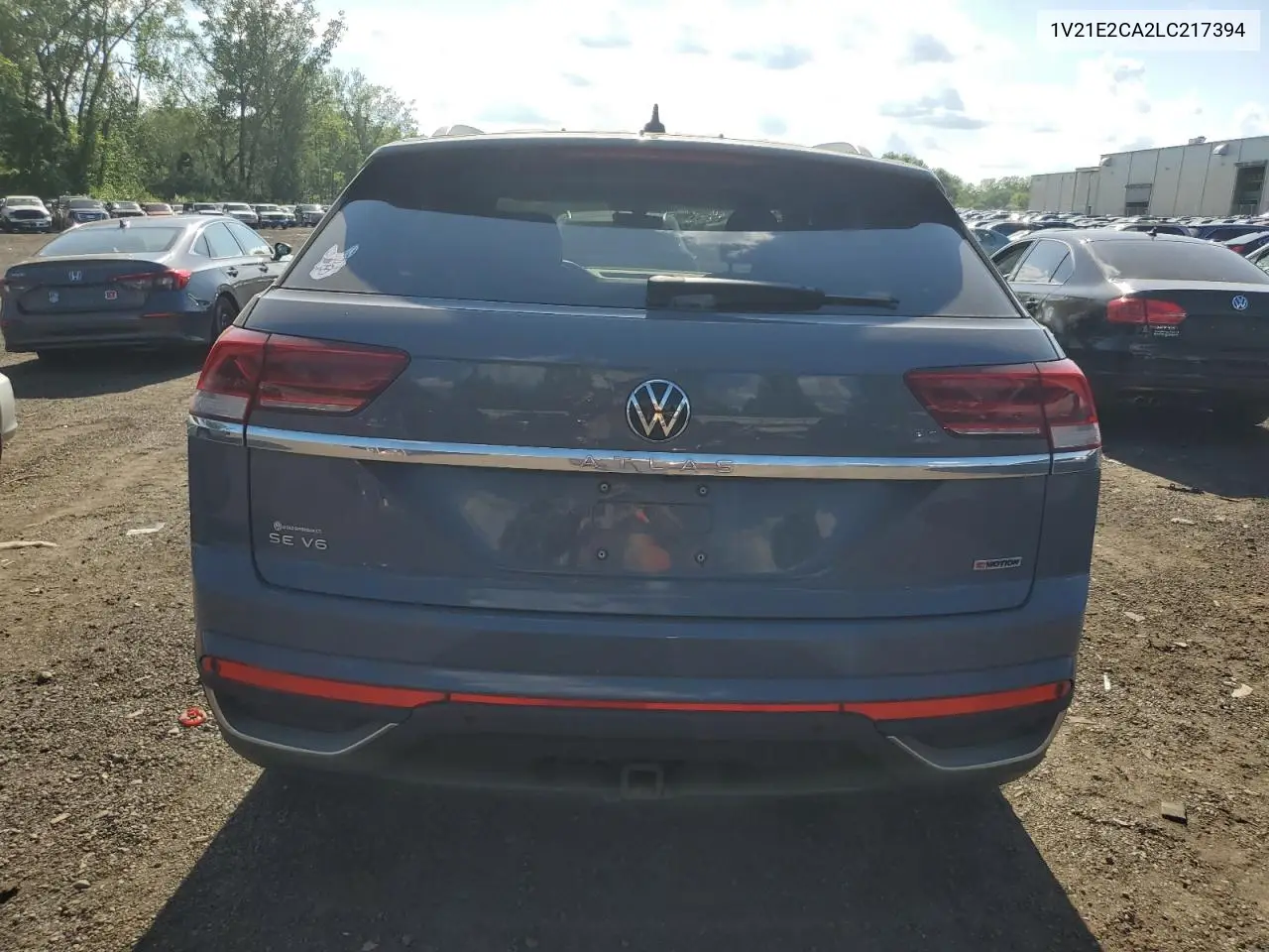 2020 Volkswagen Atlas Cross Sport Se VIN: 1V21E2CA2LC217394 Lot: 62007135