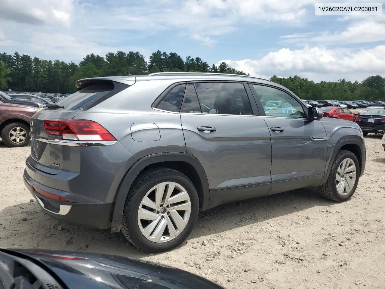 2020 Volkswagen Atlas Cross Sport Se VIN: 1V26C2CA7LC203051 Lot: 62683655