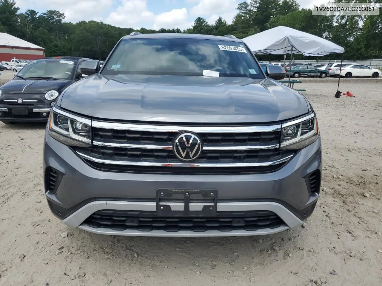 2020 Volkswagen Atlas Cross Sport Se VIN: 1V26C2CA7LC203051 Lot: 62683655
