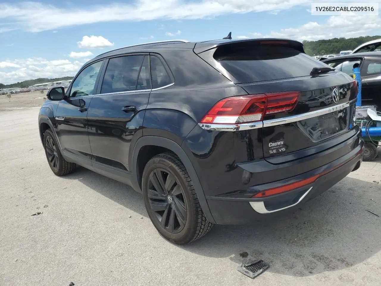 2020 Volkswagen Atlas Cross Sport Se VIN: 1V26E2CA8LC209516 Lot: 63756885