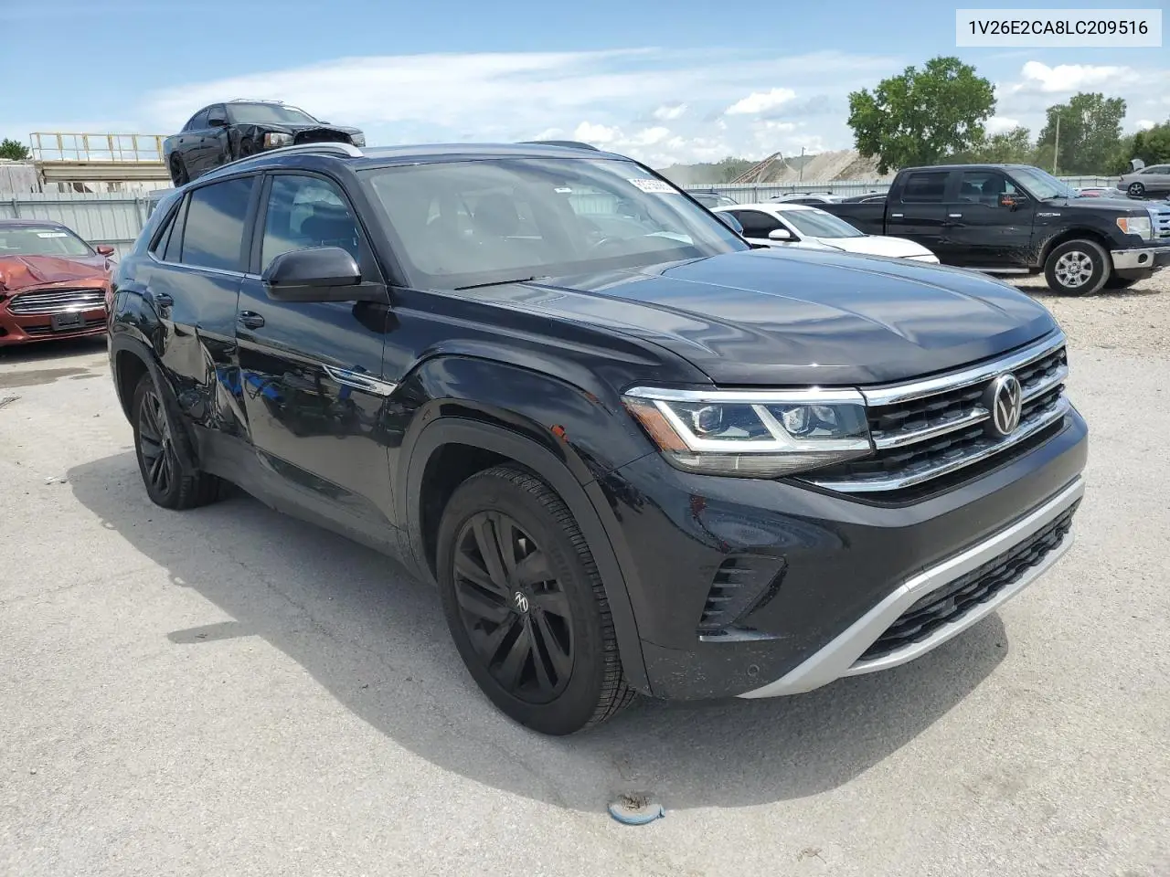2020 Volkswagen Atlas Cross Sport Se VIN: 1V26E2CA8LC209516 Lot: 63756885