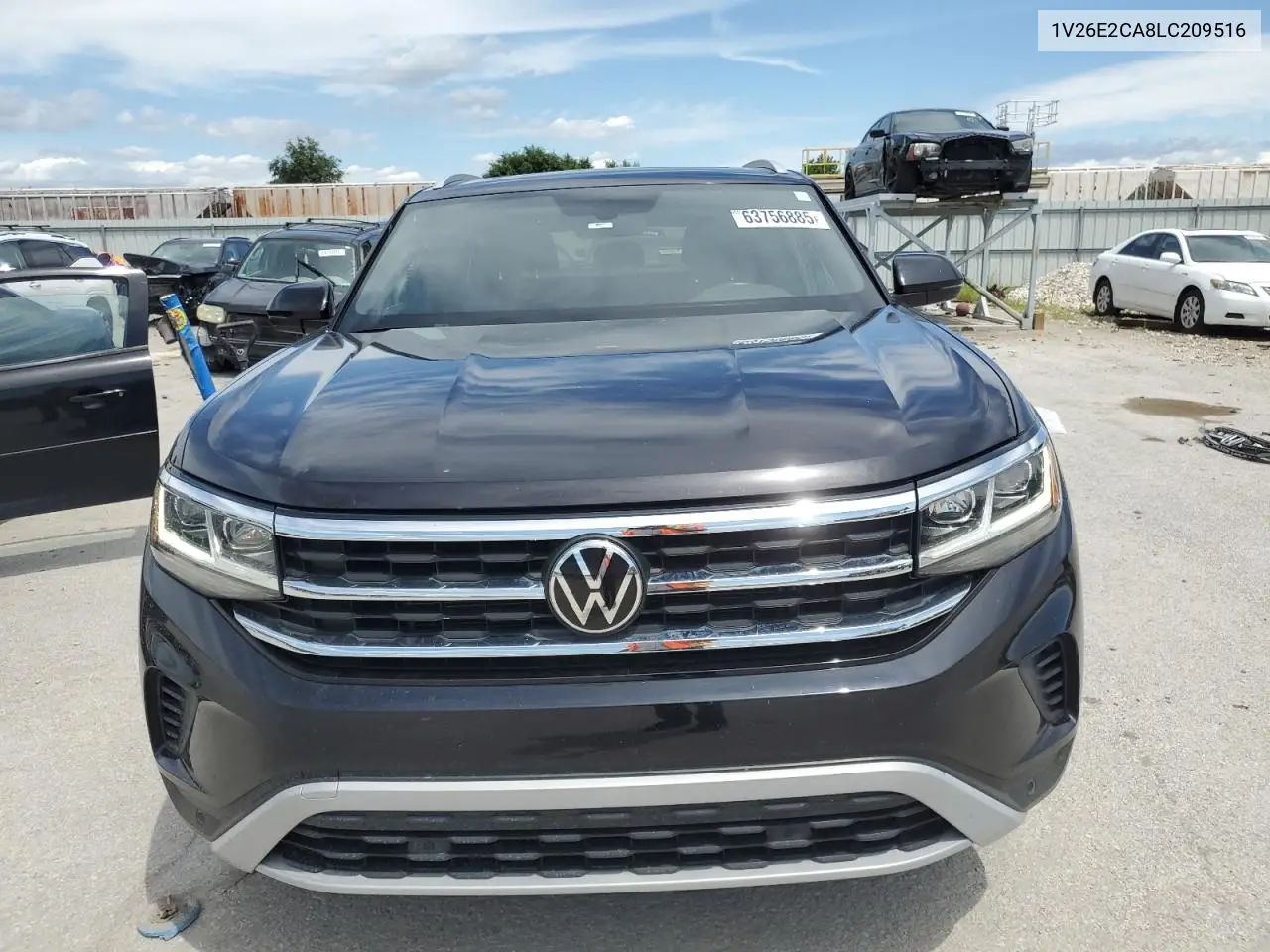 2020 Volkswagen Atlas Cross Sport Se VIN: 1V26E2CA8LC209516 Lot: 63756885
