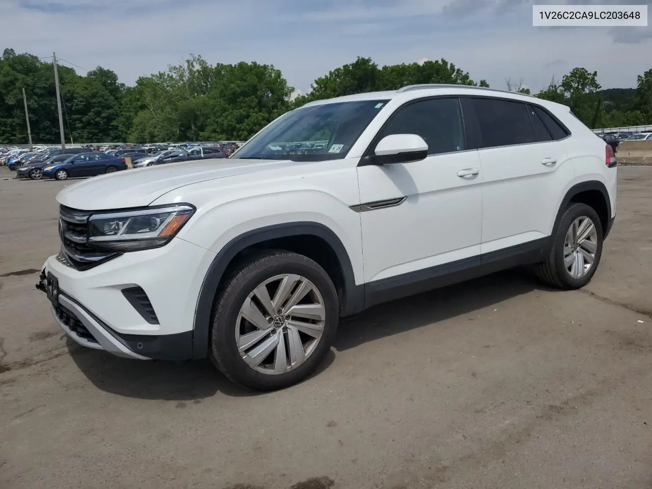 2020 Volkswagen Atlas Cross Sport Se VIN: 1V26C2CA9LC203648 Lot: 63848285