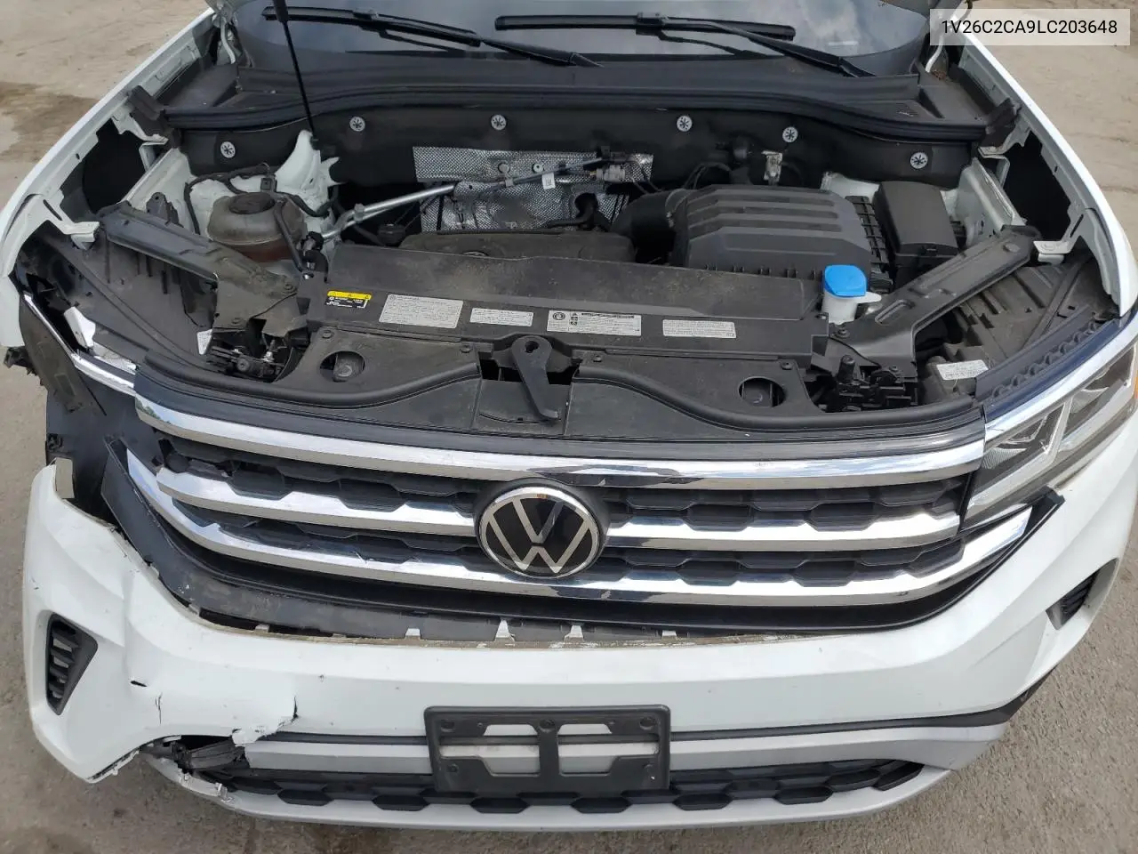 2020 Volkswagen Atlas Cross Sport Se VIN: 1V26C2CA9LC203648 Lot: 63848285