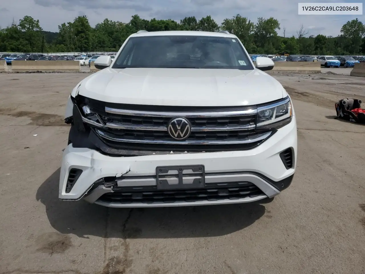 2020 Volkswagen Atlas Cross Sport Se VIN: 1V26C2CA9LC203648 Lot: 63848285
