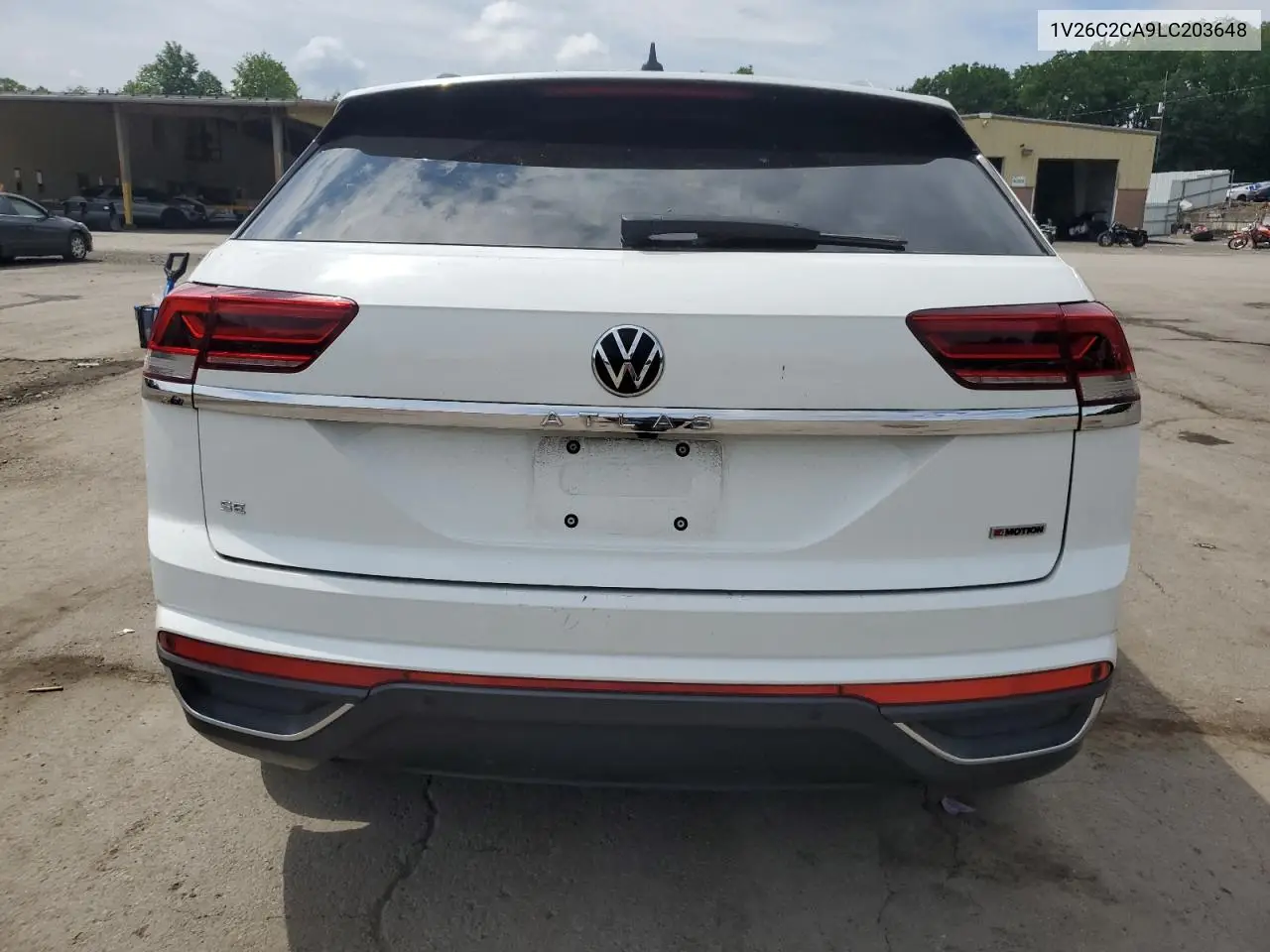 2020 Volkswagen Atlas Cross Sport Se VIN: 1V26C2CA9LC203648 Lot: 63848285