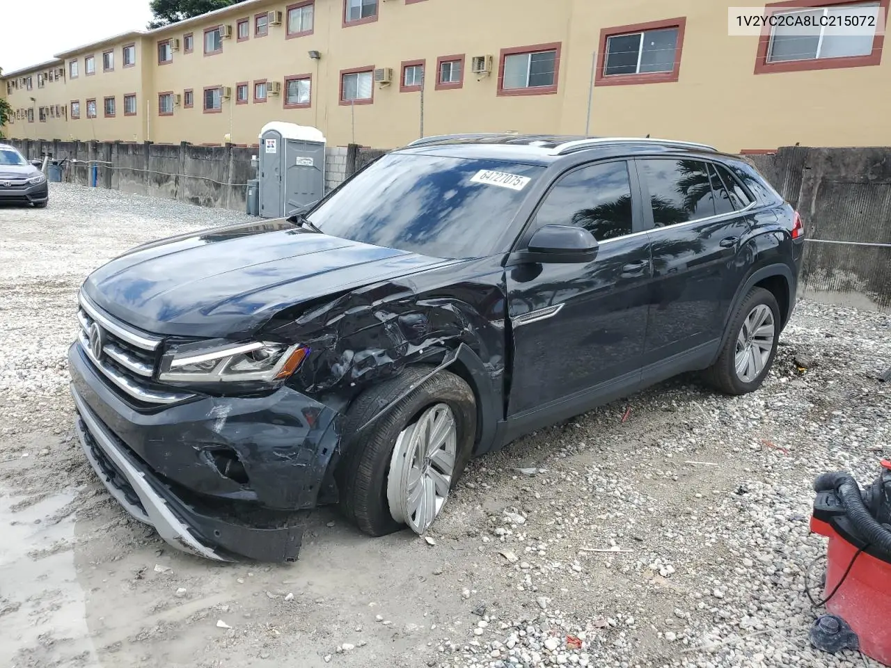 2020 Volkswagen Atlas Cross Sport Se VIN: 1V2YC2CA8LC215072 Lot: 64727075